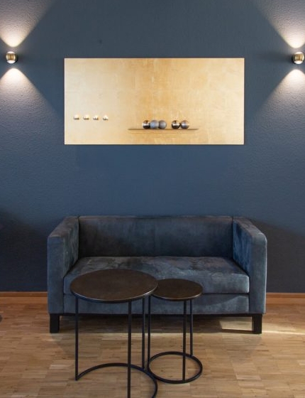 Sofa im Warteraum im Börner Lebenswerk Tübingen