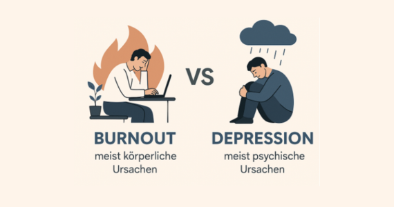 Unterschied zwischen Burnout und Depression kennen | Börner Lebenswerk