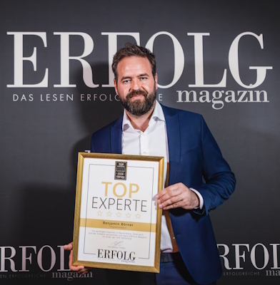 Benjamin Börner - Top Experte lauf dem Erfolg Magazin